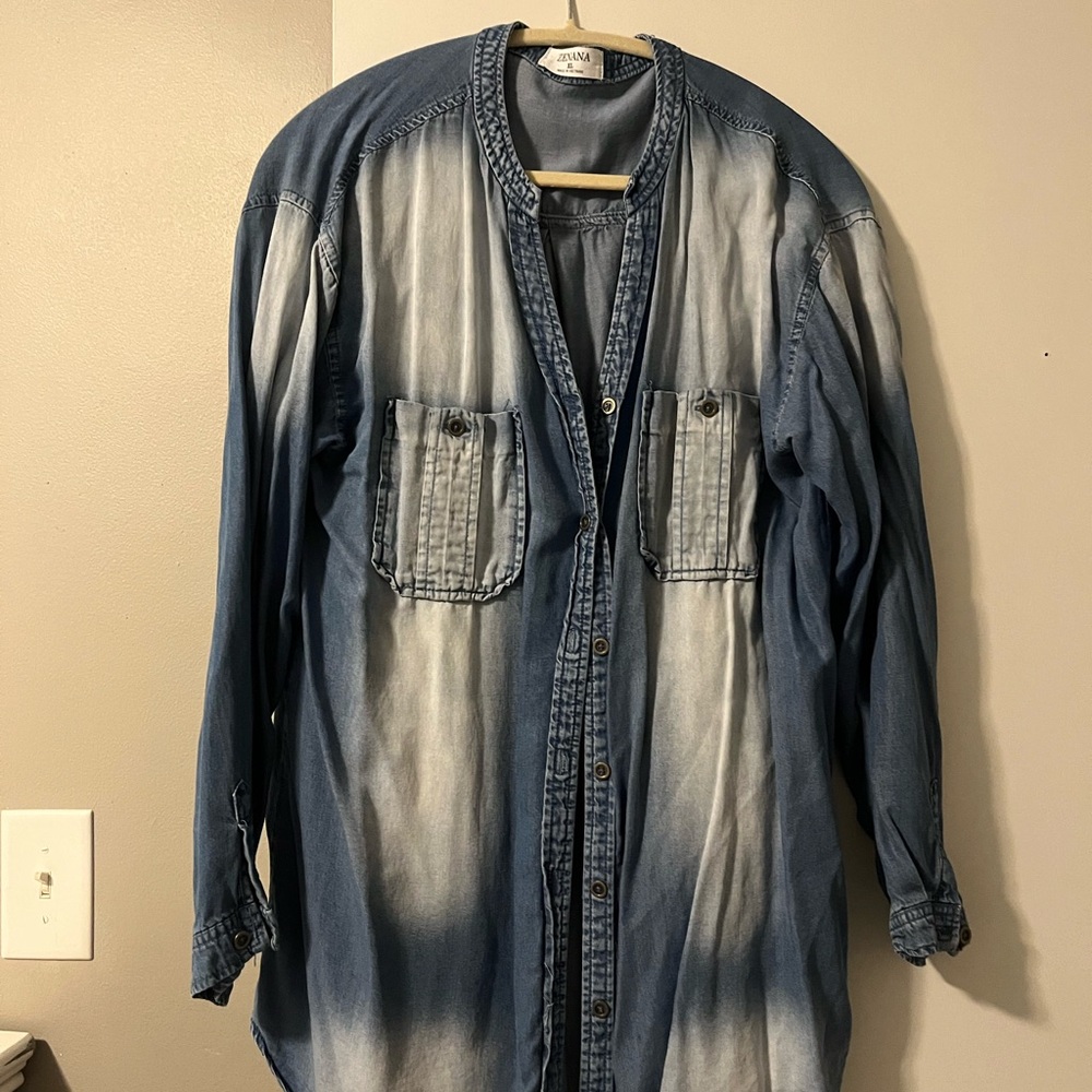 Denim top